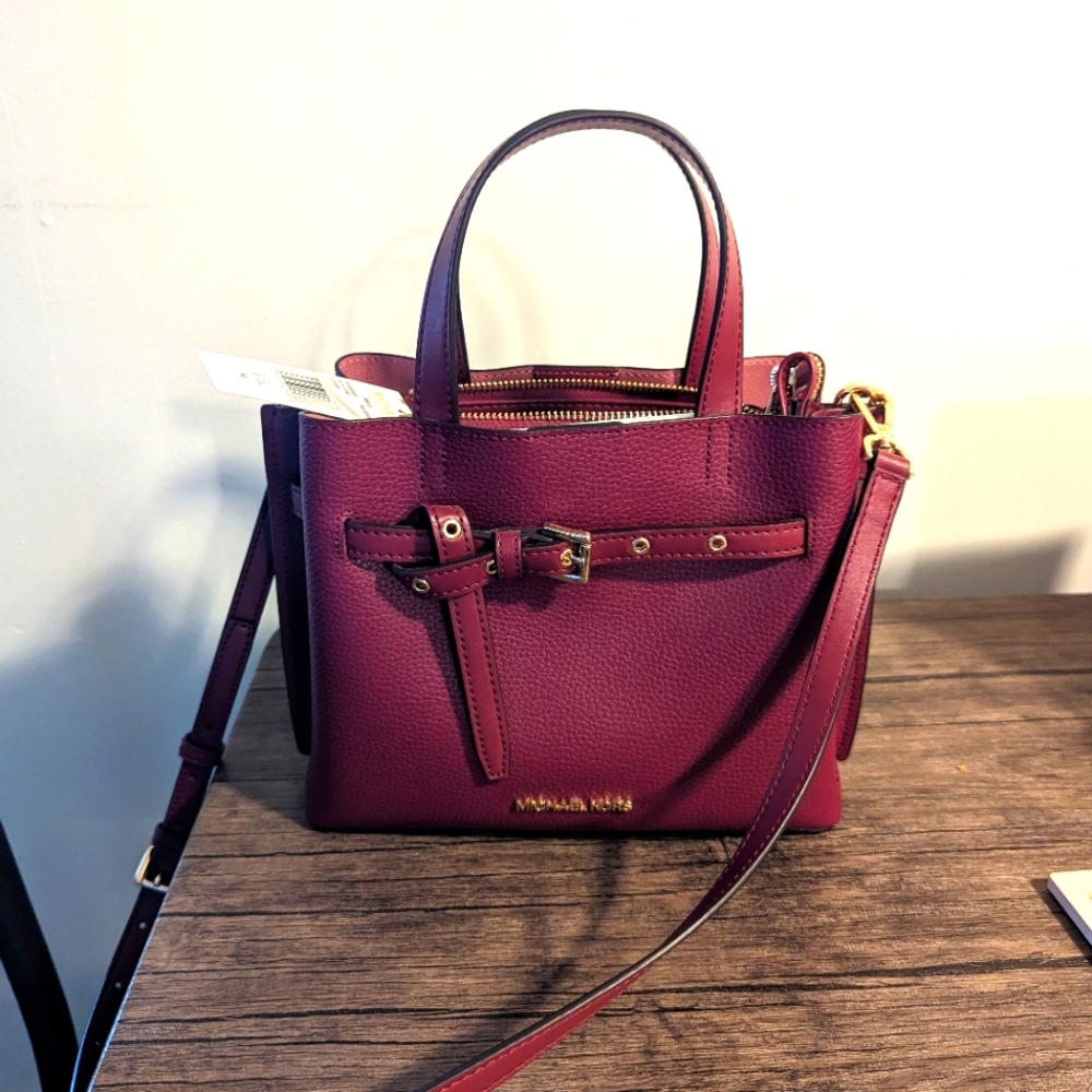 Michael Kors Emilia Leather Satchel